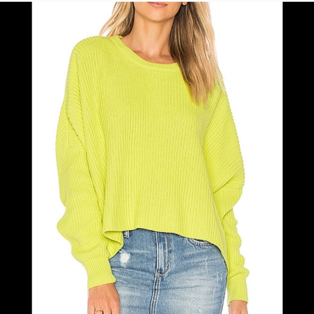 🔥🔥🔥Free People Pier Festival Limon color sweater S